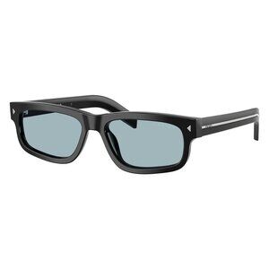 New PRADA Black Rectangle SPR B11 16K-60P Sunglasses Women